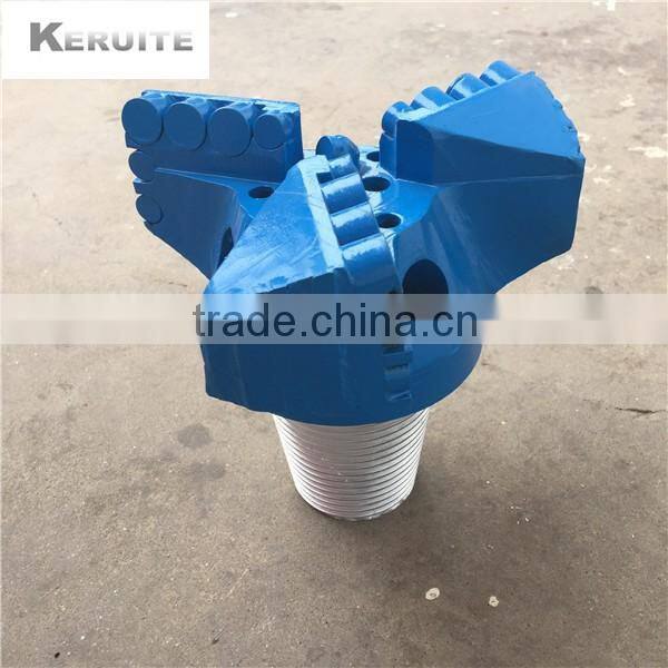 190 mm 3 blades PDC drill bit