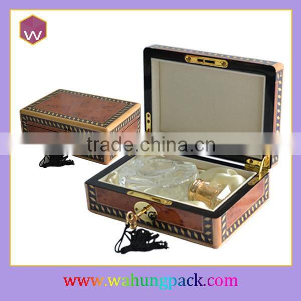 vintage man's wooden perfume accepted, brand box wholesale.