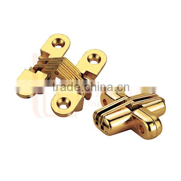 golden convex cross hinge conceal cabinet hinge door pivot hinge from china supplier