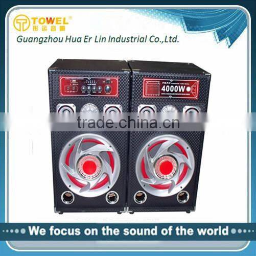Professional 2.0 active stage speaker outdoor speaker music in speaker