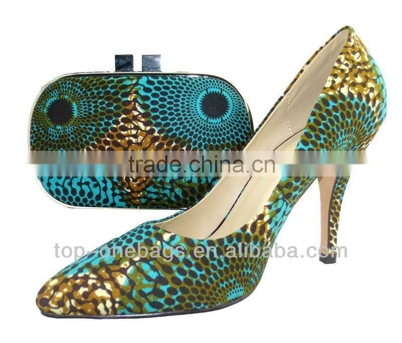 2014 ladies women shoes and matching bags made in china