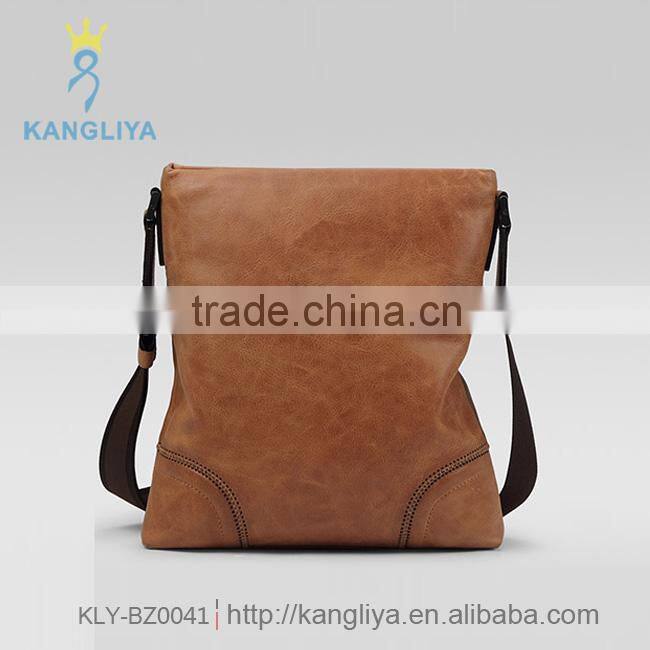 2015 vintage genuine leather bag handbag with top level cow fist layer coat man shoulder bags