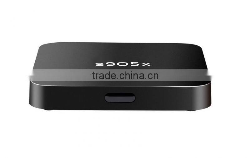 2016 Amlogic s905x A53 quad core 2g 8g Android 6.0 Marshmallow full hd 4k android tv box