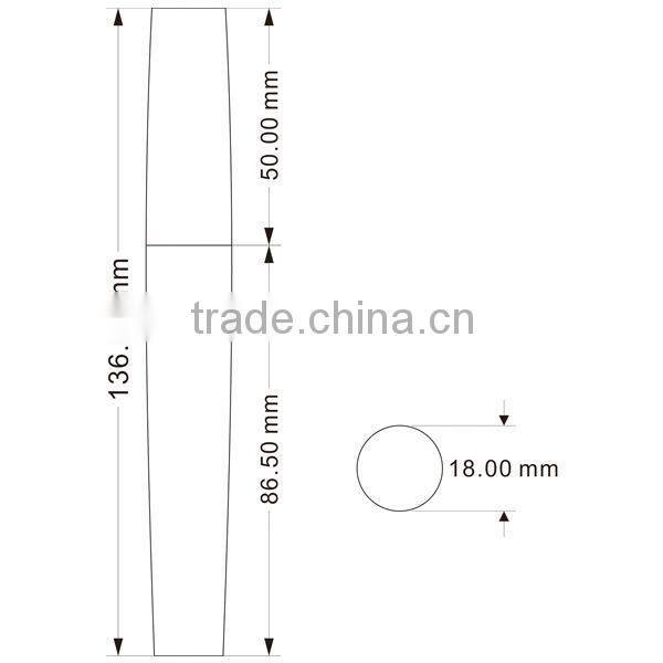 elegant new style clear empty mascara tube