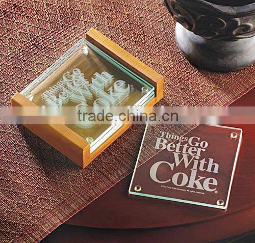 Whimsical Fields Spring Leaf Coasters