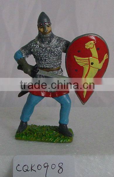 Colourful Metal Knight Figurine