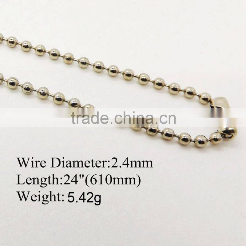 Christmas Decoration Bead Chain Necklace