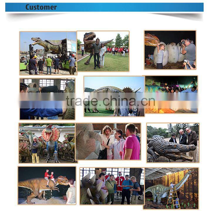 Indoor animal statue fiberglass hippo