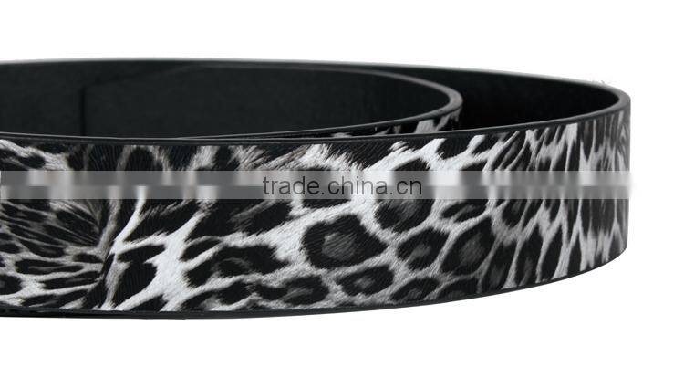 Genuine leather women's dress belt basic colors