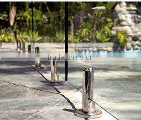 Foshan Tempered Frameless Glass Fencing For Coast Field