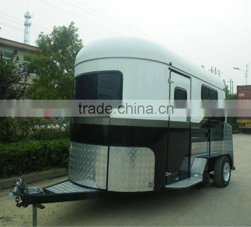 Luxury 2 horse trailer straight load horse trailer float