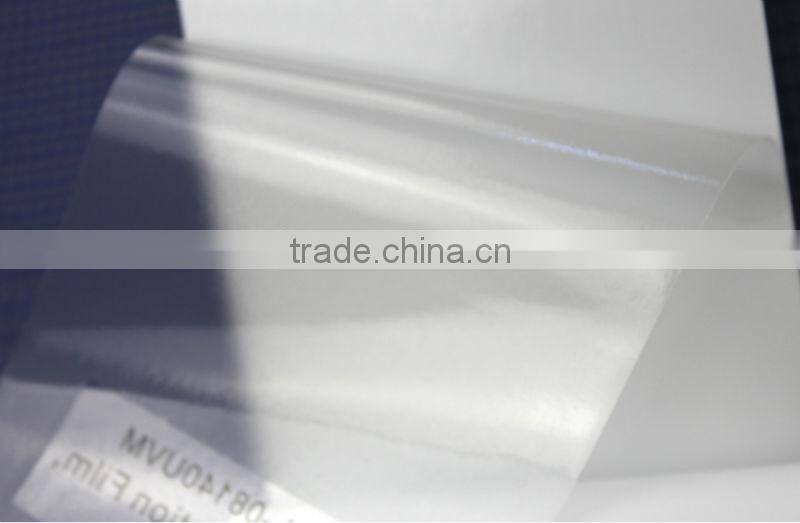 advertising matte pvc anti uv lamination film