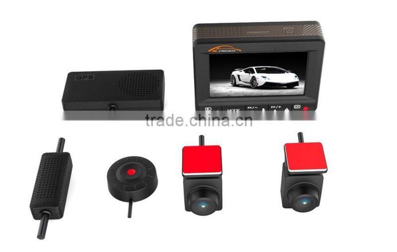 13 years factory 2CH full HD detached hidden car DVR dashcam