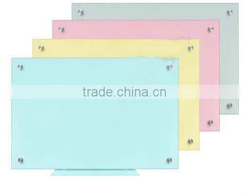 Color tempered glass magnetic glass black board