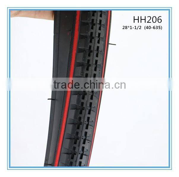 very high rubber road bicycle color tire with ISO9001
