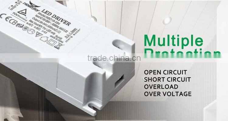 16watt 18watt indoor lamp led dc power supply active PFC suppliers China non-flicker