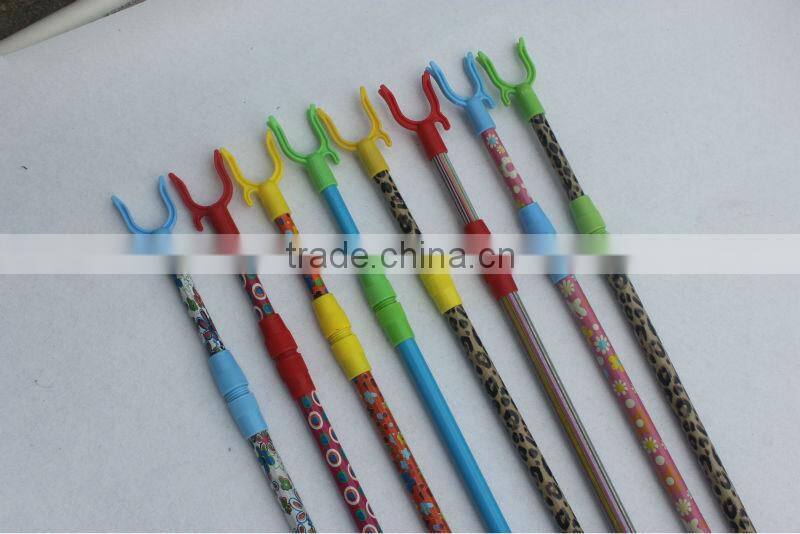 Market hot saling Cloth hanger fork with telescopic handle