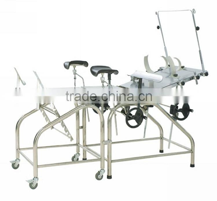 Hospital Best Quality Multifunction Cheap S.S Delivery Bed Sale