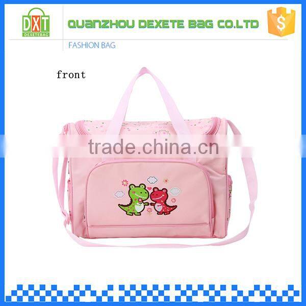 Polyester animal pattern backpack fashion mommy bag