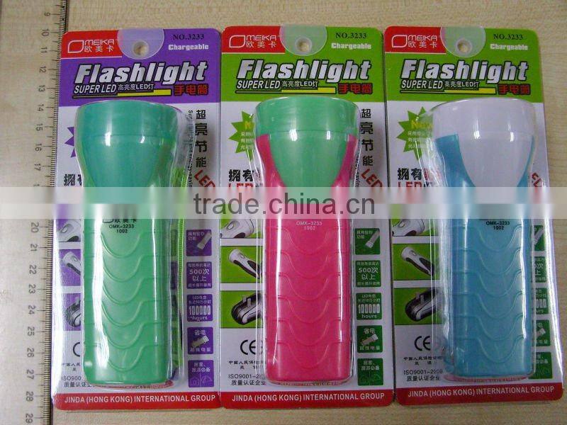 3233 LED rechargeable Torch Light small size