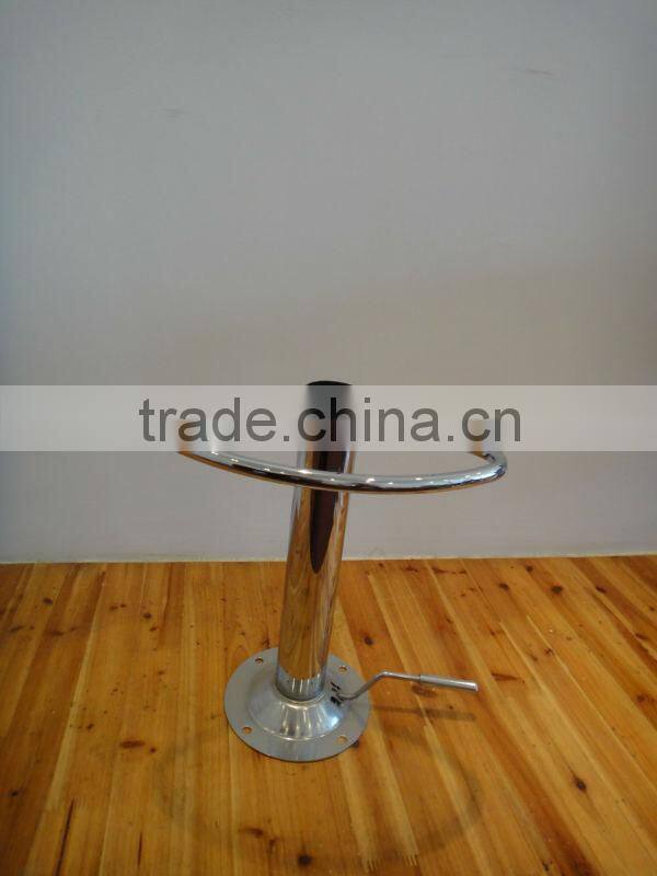 Chromed bar stool parts