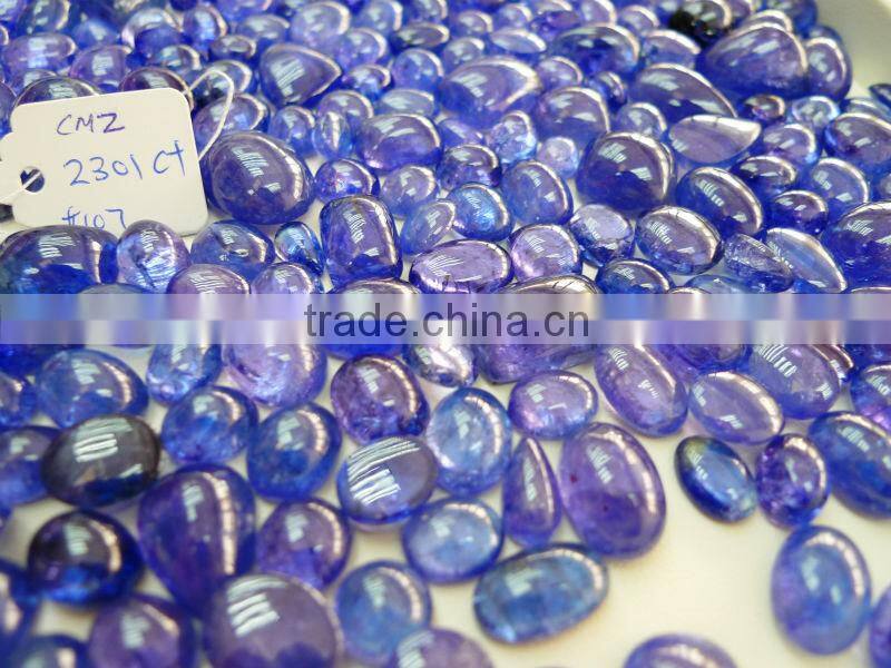 Natural Multi Shape Cabs Loose Gemstone Tanzanite