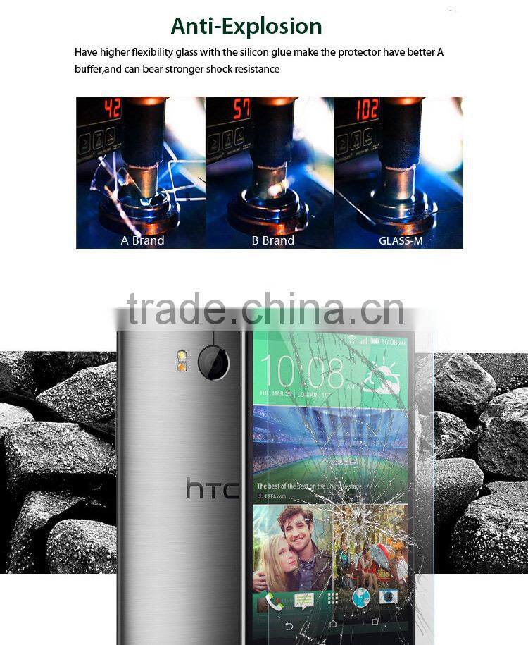 GLASS-M Free Sample Mobile Phone Use Glass Guard for HTC ONE M10