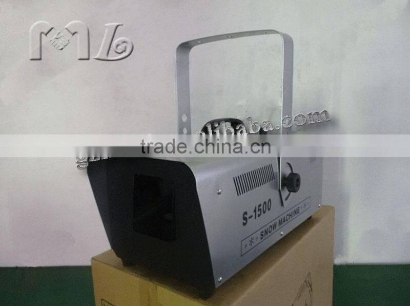 dmx 1500W haze smoke snow machine for dj stage