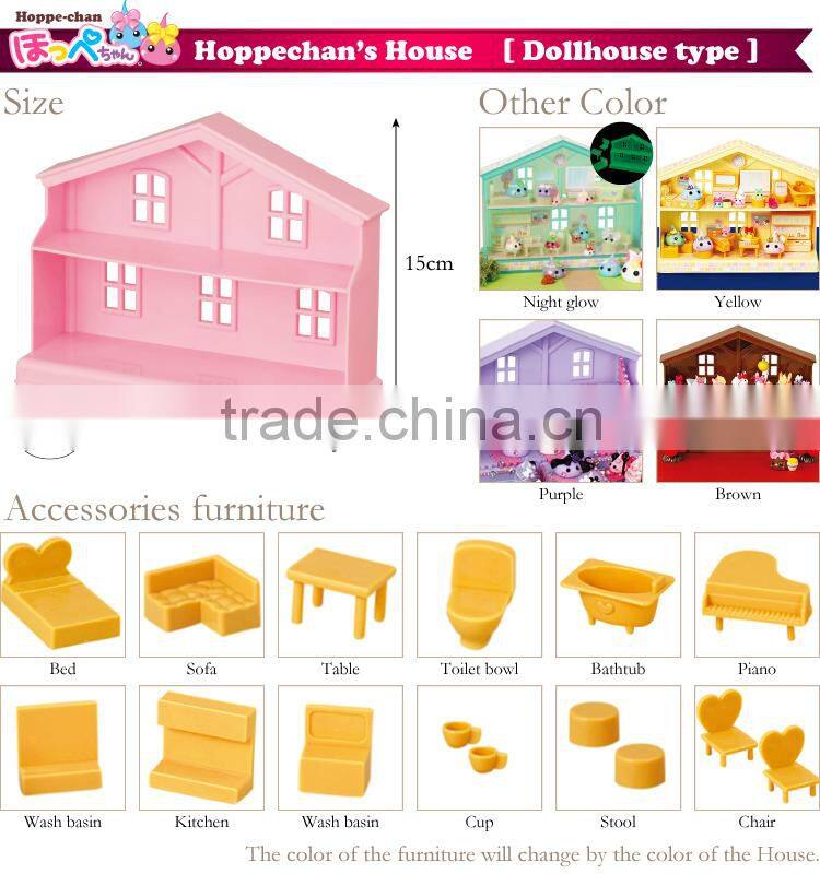 Exclusive Hoppe-chan toy mini house furniture set , various colors available