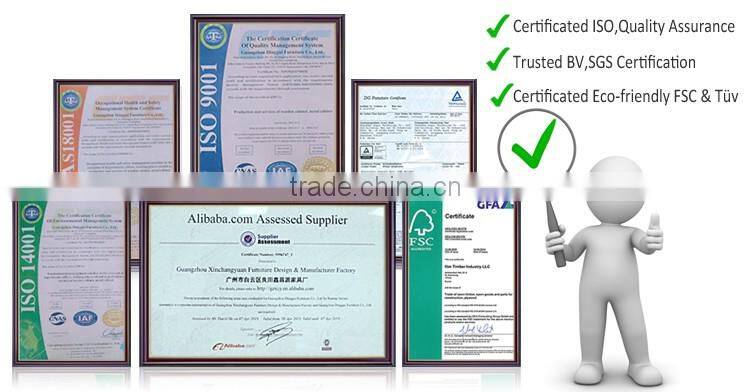 New hot sale fashion wooden clothes shop counter table design