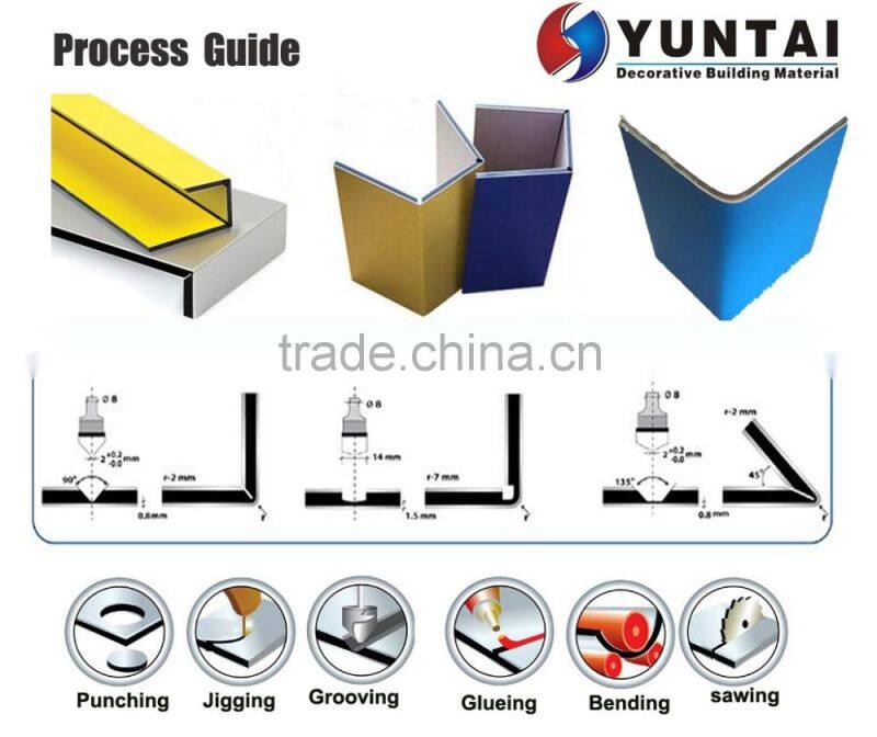 supply and install Marble like aluminum Composite Panel