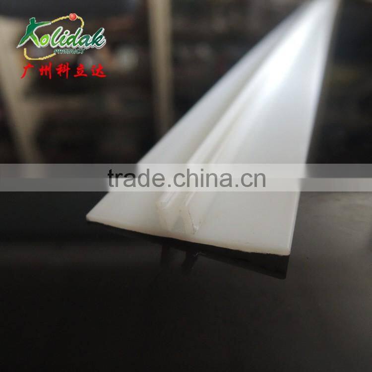 Guangzhou T shape ABS plastic profile extrusion Coupling parts Bottom