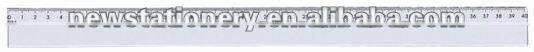 40CM plastic ruler