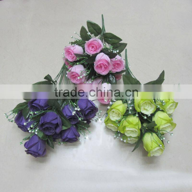cheap wholesale artificial rose plastic flower