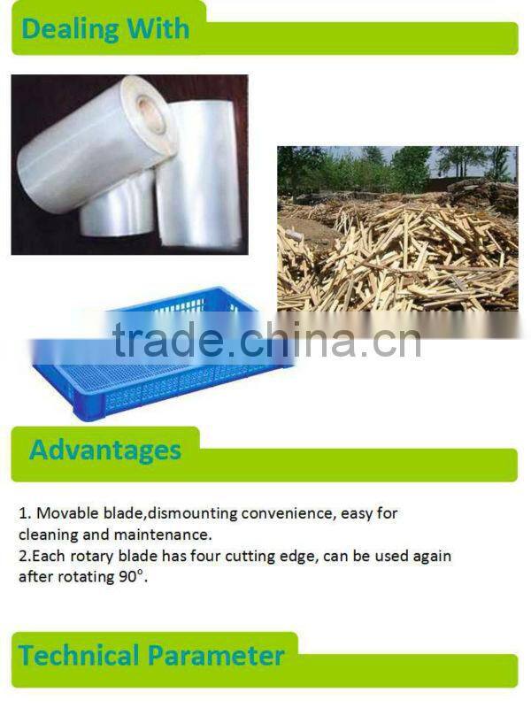 waste scrap grinding and recycling machine