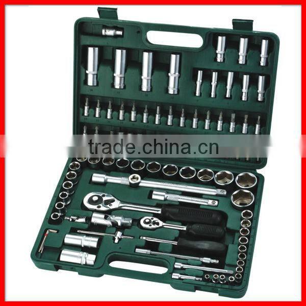 94pc Cr-V 1/4"Dr. & 1/2"Dr. Socket Wrench Set