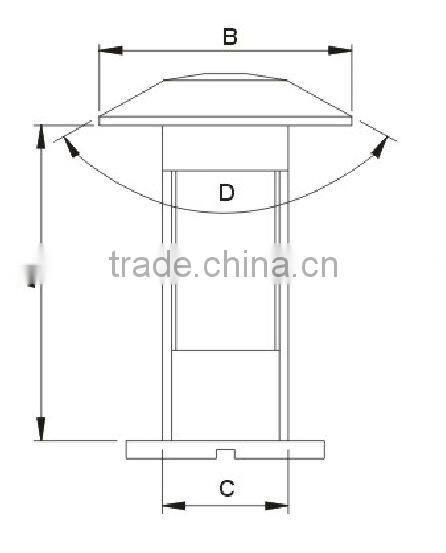 GF001 Brass Door Viewer
