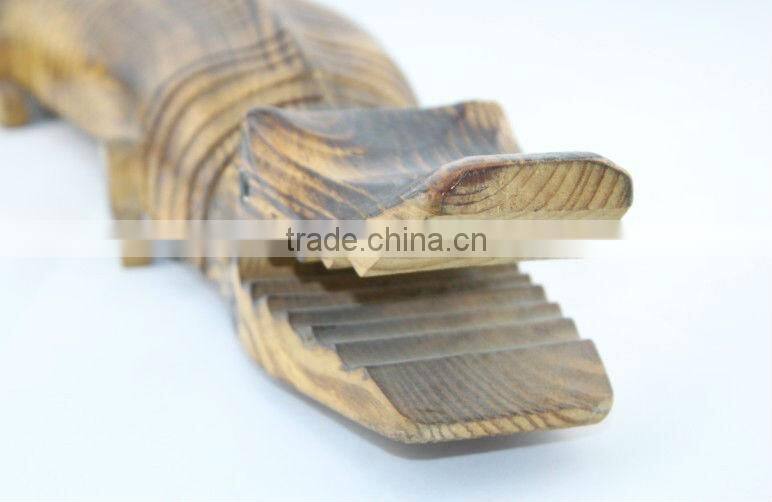 Painted wooden craft animals