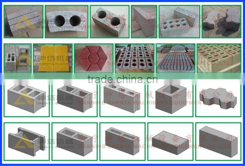 QTY10-15 full automtic hydraulic brick making production machines