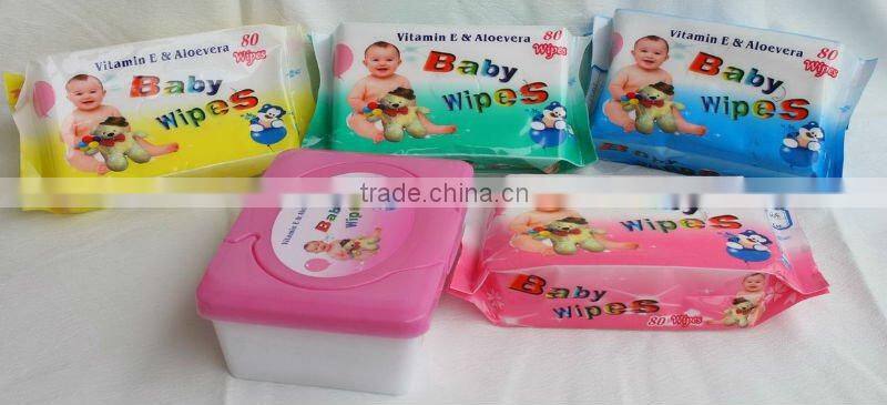 KINDS OF CASE PACKED, HIGH QUALITY BABY WIPES IN BOX