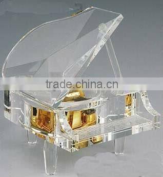 Fast color crystal piano for Valentine's Day