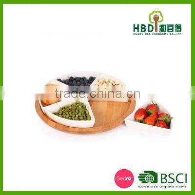 High quality hot selling snack & candy tray,porcelain snack tray wholesale