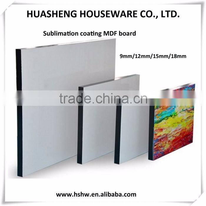 China manufacturer 15mm 125x175mm sublimation mdf wall photo plate