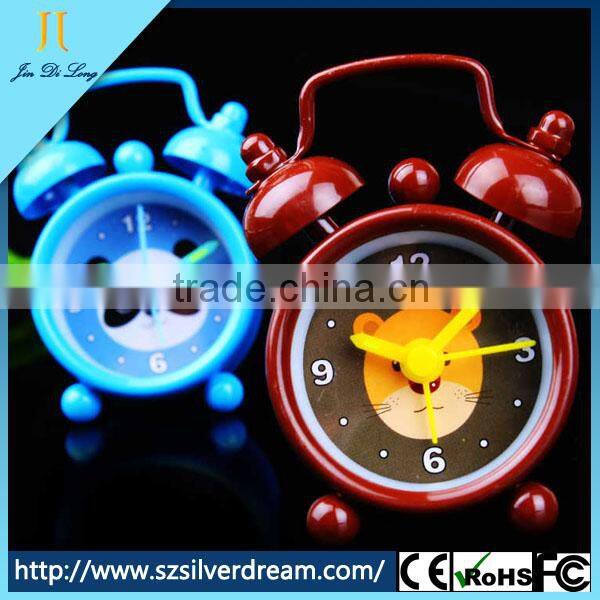 2014 China factory direct bedside cartoon kids digital alarm clock hands