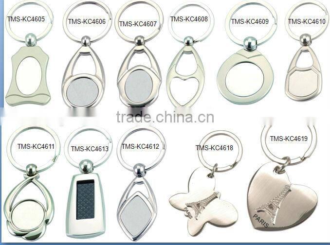Guangzhou hot sale wholesale blank metal keychains
