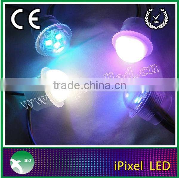 26mm round RGB LED pixel module light IC1903