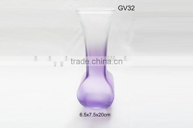 round color glass mini vase