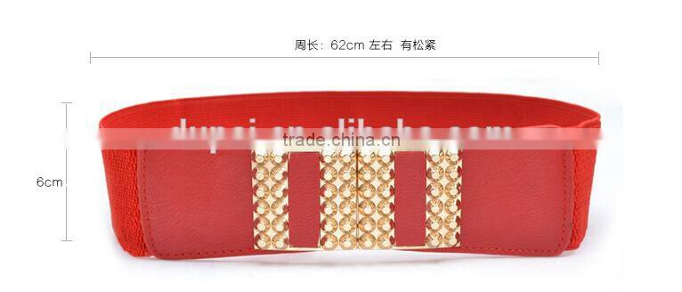 2014 Best fashion silver metal belt women fashion belt