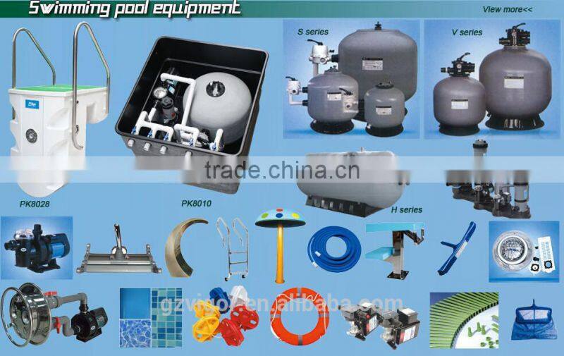 54cubic meter per hour big swimming pool filter for big 200cubic pool ( 8pcs filter bags, 4hp pump, chlorine feeder, 2pcs massag