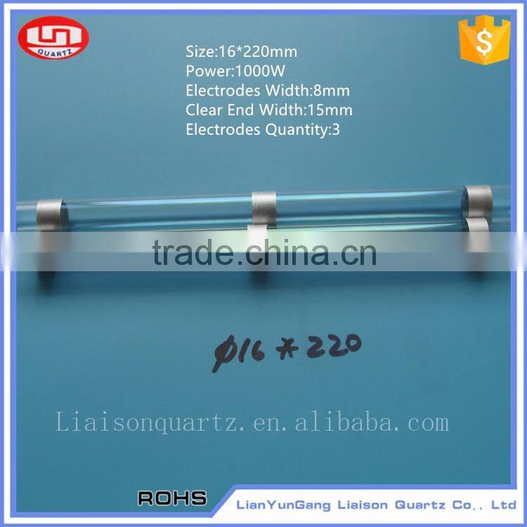 Isolation of water and electric quartz heating glass tube